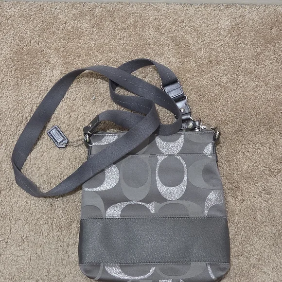 Coach Gray Crossbody Bag - Picture 2 of 8